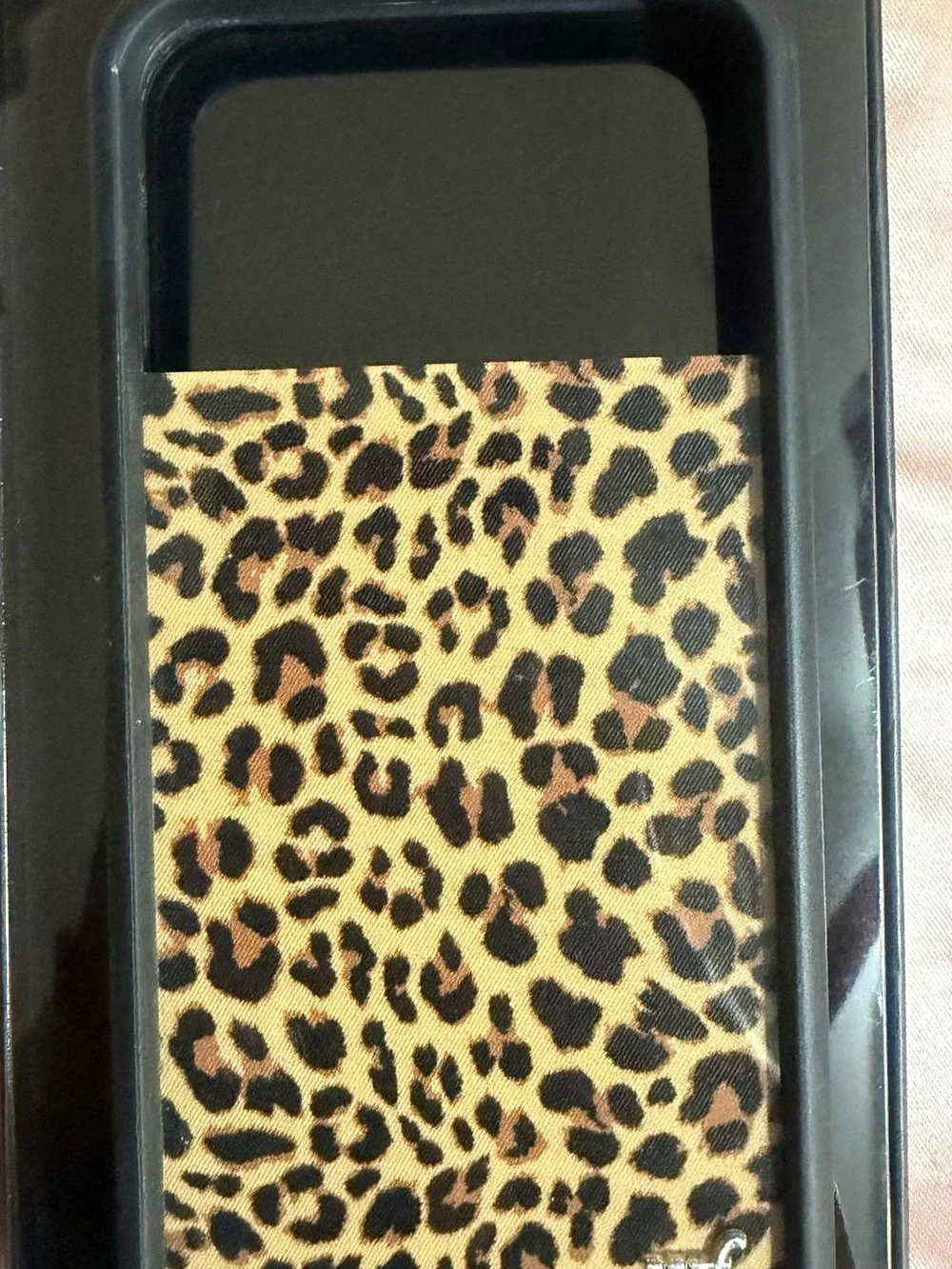 Leopard Print Phone Case - Brown/Black